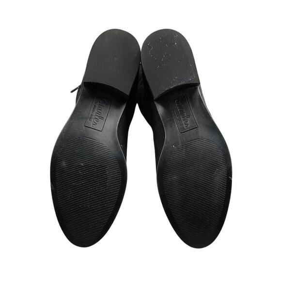 Charles David Shoes Women 7 Boots Fashion Over The Knee Gammon Pull On Tie Black - Picture 10 of 16